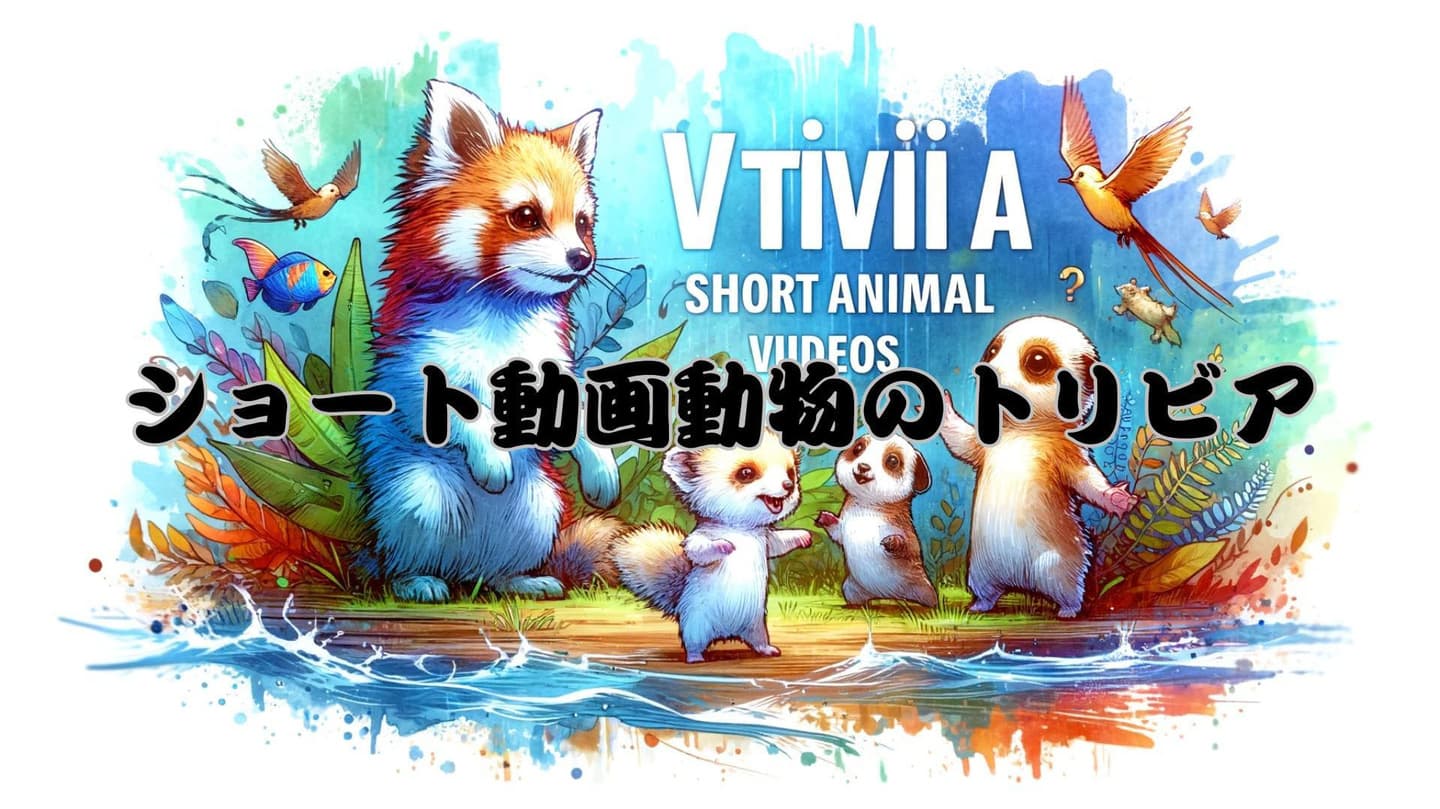 ショート動画動物のトリビア